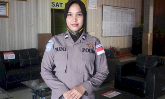 Polwan Aceh Cantik Ini Bertugas ke Afrika Tengah, Siapa Dia?