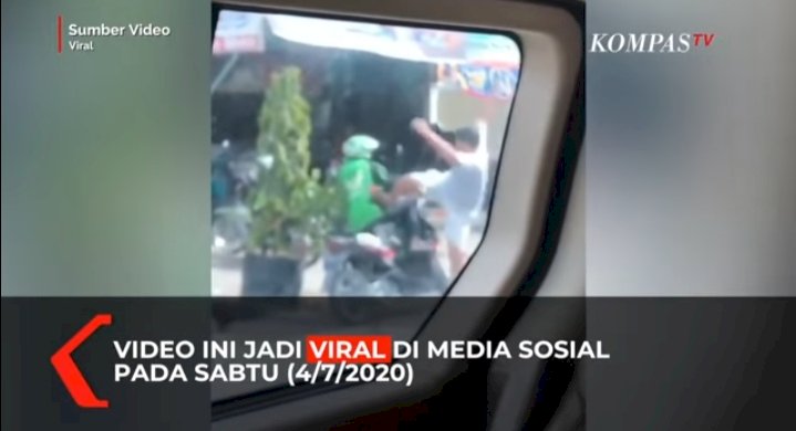 Viral Pria Tendang Ojol, Giliran Rumah Pelaku Dikepung Ratusan Ojek Online