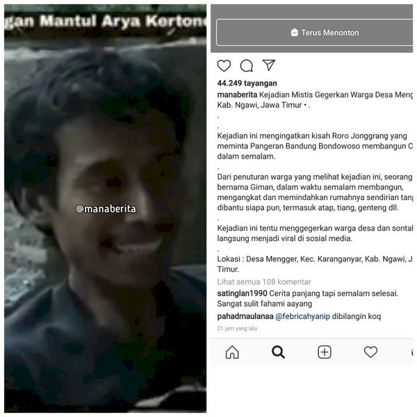 Pria di Ngawi Pindahkan Rumah Sendirian dalam Semalam Jadi Viral