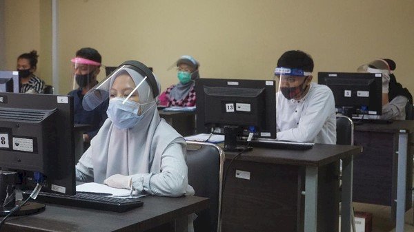 Jelang Akhir UTBK Ingat dengan Protokol Kesehatan, Cek di Sini Langkahnya...