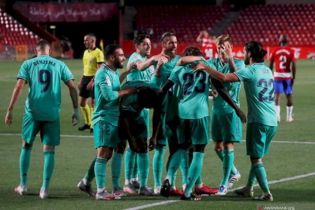 Real Madrid Hanya Butuh Dua poin Jadi Juara Liga Spanyol