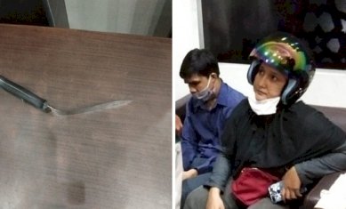 Viral! Imam Masjid Ditusuk Warga, Anehnya Pisau Pelaku Jadi Bengkok