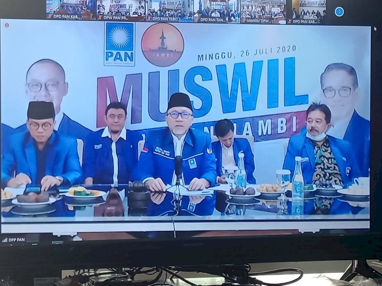 Muswil PAN Jambi Paling Singkat, Zulhasan Tetapkan H Bakri Ketua Terpilih Secara Aklamasi