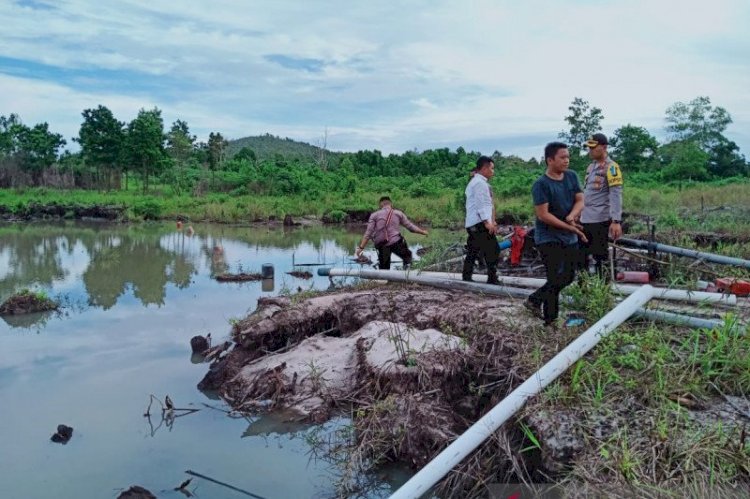 Tim Gabungan Gerebek Aktivitas Tambang Pasir Ilegal di Bintan