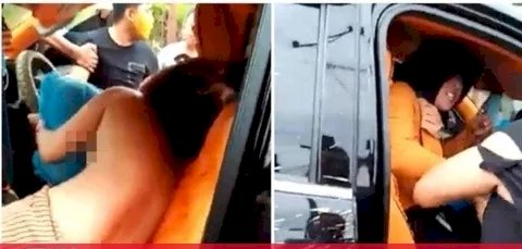 Terciduk Berduaan di Dalam Mobil, Wanita Disebut Pelakor Nyaris Ditelanjangi Istri Sah