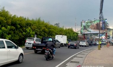 Volume Kendaraan Naik, Polres Cianjur Terapkan Sistem Satu Arah