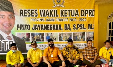 Reses Didampingi Ketua DPRD Merangin, Pinto Jayanegara Serap Aspirasi Konstituen