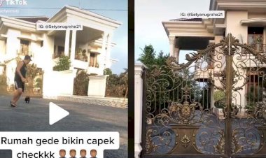 Viral Curhatan Cowok Capek Punya Rumah Gede, ke Pintu Gerbang Pun Naik Golf Car