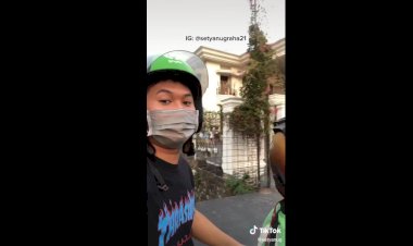 Viral! Pemuda Tajir Melintir Ini Pesan Ojek Online Hanya ingin Keliling Rumahnya