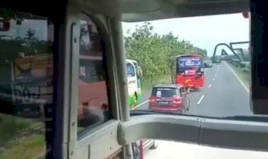Viral Sekelompok Bus Nekat Goyang Oleng, Bikin Bulu Kuduk Merinding