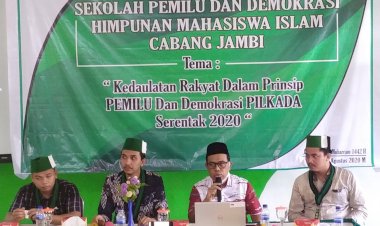 Lauching Sekolah Pemilu & Demokrasi, HMI Jambi: Akan Menjaga Khittah Perjuangan Organisasi!