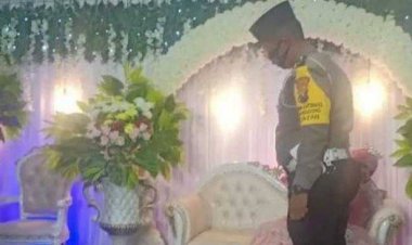 Viral Polisi Beri Hukuman Push Up ke Pengantin Pria Gara-gara Ini