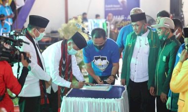 Deklarasi! Duet Hamas-Apri Bertekad Lanjutkan Pembangunan Bungo