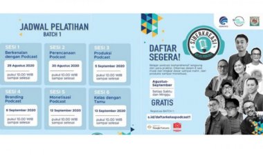 Kominfo Dukung Kelas Belajar Podcast Siberkreasi, Target 5.000 Peserta