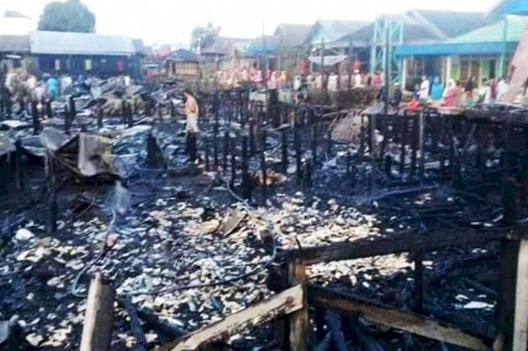 Polisi Barito Selatan Selidiki Terbakarnya 11 Rumah dan Bagunan Walet