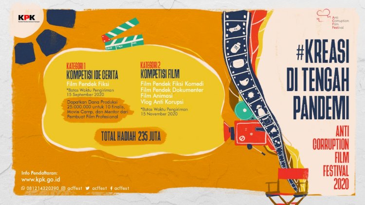 Ajak Millenial Muda Kreatif Buat Film, KPK Luncurkan ACFFest 2020