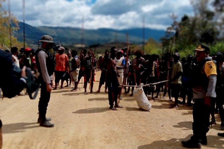 Konflik Warga, Kodim Jayawijaya Turunkan Personel