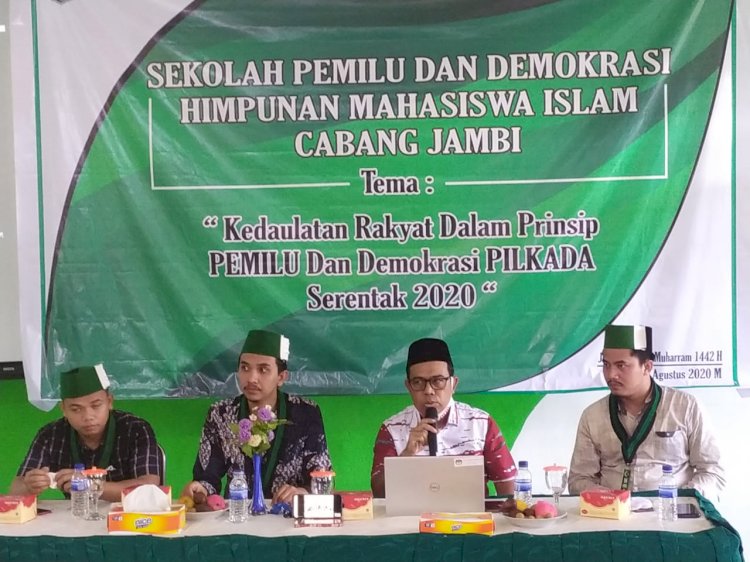 Lauching Sekolah Pemilu & Demokrasi, HMI Jambi: Akan Menjaga Khittah Perjuangan Organisasi!