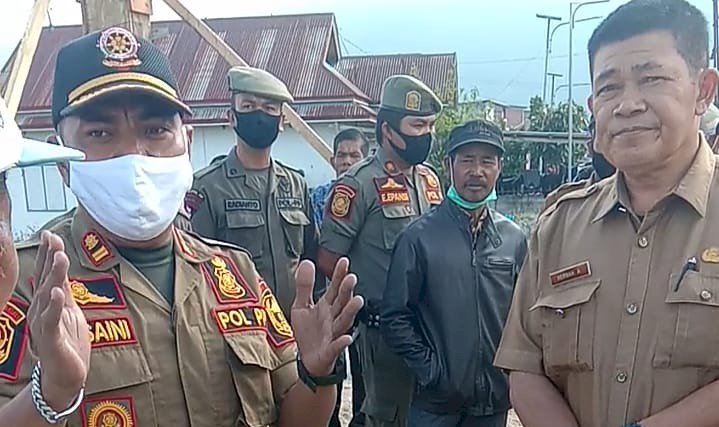 Satpol PP Siap Eksekusi Bangunan yang Serobot Bahu Jalan di Siulak Kerinci