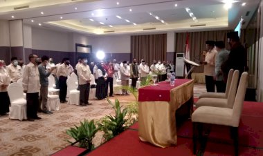 Madel Hadiri Pelantikan Tim Pemenangan Haris- Sani di Kota Jambi