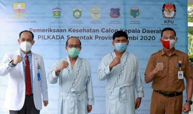 Jalani Tes Kesehatan Bersama Fachrori, Syafril Nursal: Alhamdulillah Lancar Tidak Ada Masalah