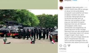 Nah Loh, Solo Dijaga 800 Pasukan Kopassus dan Brimob Dikerahkan?