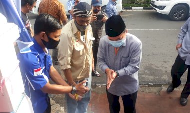 Taati Protokol Kesehatan, Haris- Sani Hadiri Pelantikan Tim Koalisi Partai