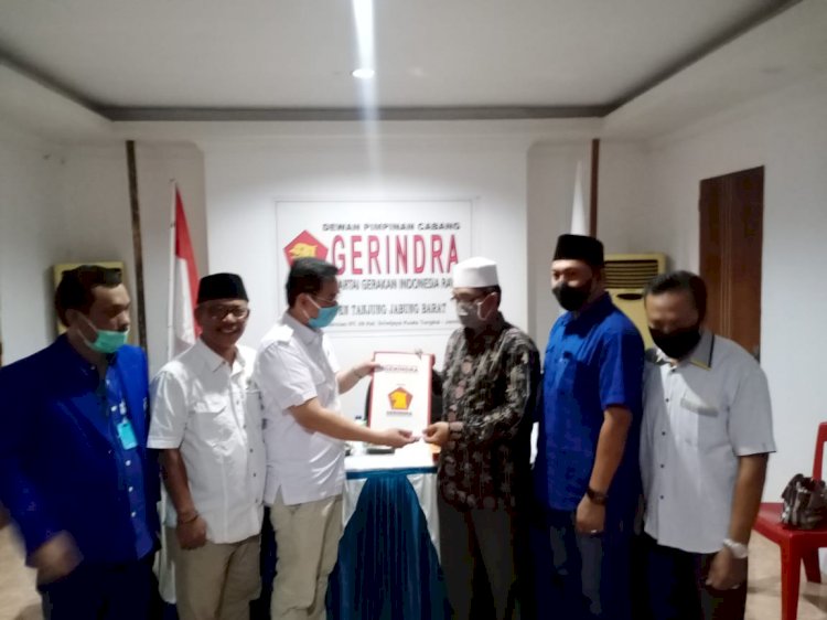 Sehari Jelang Penutupan Pendaftaran, Gerindra Dukung Anwar Sadat- Hairan di Pilkada Tanjab Barat