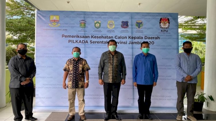 Hamas-Apri Lakukan Pemeriksaan Kesehatan di RSUD Mattaher Jambi