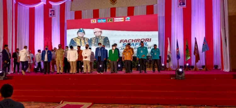 Lantik Tim Pemenangan Provinsi, Fachrori- Syafril Nursal Tunjuk Cik Bur Jadi Ketua Tim, Wakil Walikota Jambi Bendahara