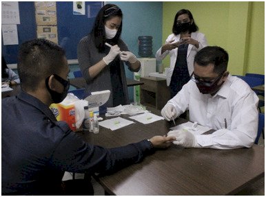 Cegah Penularan Covid-19, Seluruh Staff & Karyawan Hotel Odua Weston Jambi Jalani Rapid Test