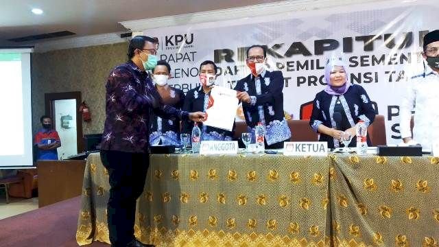 Pleno Rekapitulasi DPS Tingkat Provinsi Jambi, Setengah Juta Pemilih Dinyatakan Tidak Memenuhi Syarat