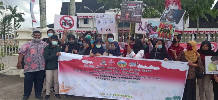 Dinas Perlindungan Anak Tanjab Barat Minta Tidak Melibatkan Anak-anak di Panggung Politik