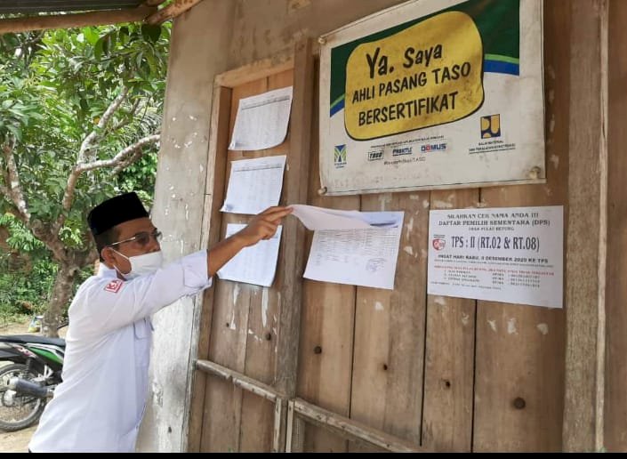 Hari Pertama Pengumuman DPS, Komisioner KPU Provinsi Jambi Turun Lakukan Monitoring