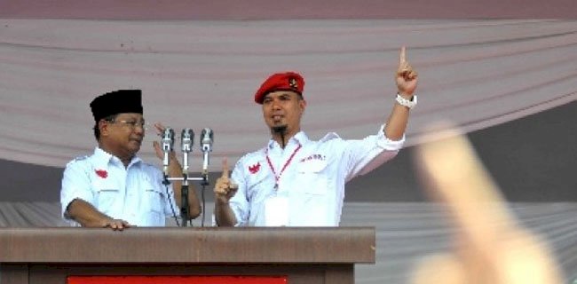 Ahmad Dhani Semakin Bersinar, Prabowo Angkat Jadi Petinggi Partai Gerindra