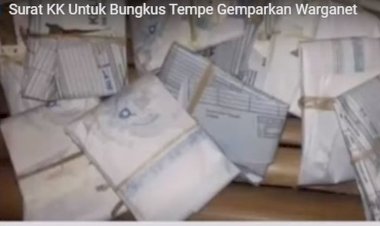 Viral! Kartu Keluarga Dijadikan Bungkus Tempe Beredar di Pasar, Begini Kata Pemerintah