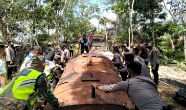 Setelah Bahar Selatan, Giliran Sumur Minyak di Mestong Ditutup Aparat