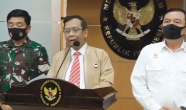 7 Poin Pernyataan Pemerintah Soal Demo Ricuh Tolak Omnibus Law, Mahfud: Akan Tindak Tegas!