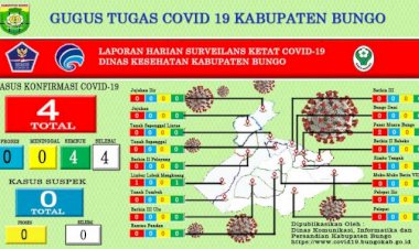 Pasien Positif Bertambah Empat Orang, Jubir: Pasien Sembuh 4 Orang Juga