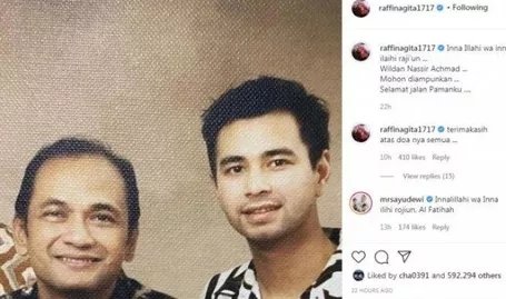 Innalillahi Wainnailaihi Rojiun, Kabar Duka dialami Raffi Ahmad