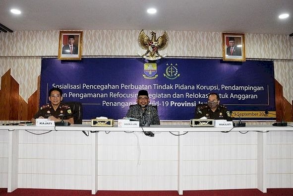 Kejati Bersinergi Cegah Penyimpangan Anggaran Penanganan Covid-19