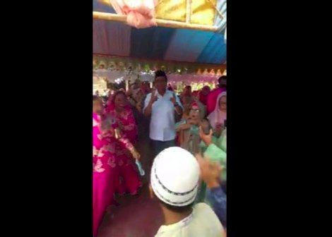 Tak Bermasker, Berkerumun! ASN Ikut Cabup Barru Suardi Joget Ini Dipanggil Bawaslu