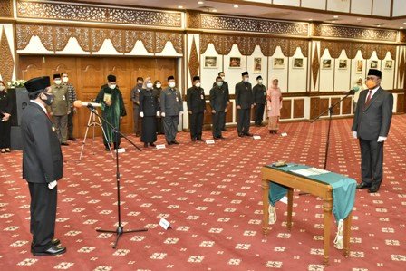 Ardy Daud Lantik Sudirman Sebagai Sekda Provinsi Jambi