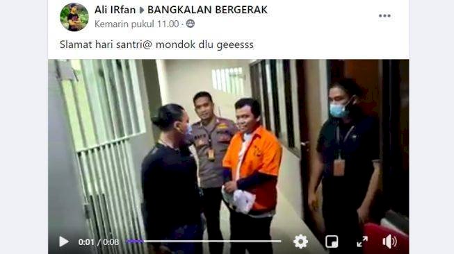 Viral Video Gus Nur Dibui Sel Tahanan, Netizen: "Penistaan Ngulama"