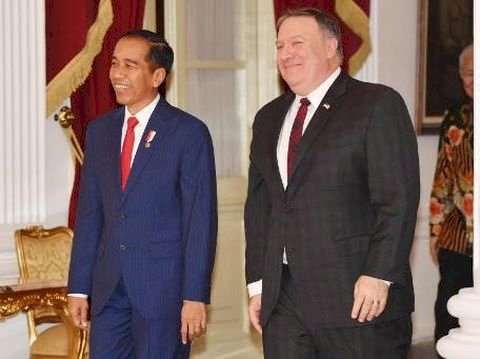 Menlu AS Mike Pompeo Jumpa Jokowi di Istana Bogor di Tengah Ketegangan AS-China