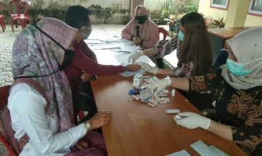 Cegah Covid-19, Bawaslu Kerinci Gelar Rapid Tes Massal: 280 Orang Hari Pertama