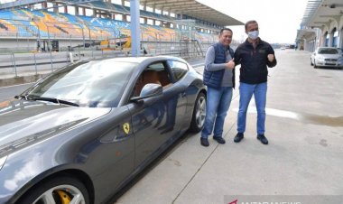 Gunakan Ferrari, Bamsoet Tes Sirkuit F1 Istanbul Turki