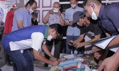 Ojol Kota Jambi Dukung Pasangan Fachrori Umar dan Syafril Nursal