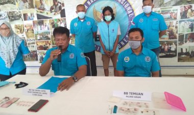 Jadi Pengedar Sabu, Nelayan Ini Ditangkap BNNK Tanjab Timur