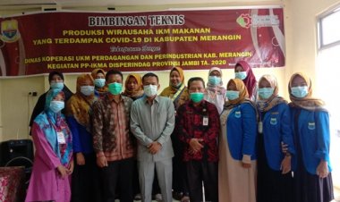 Pulang Kampung, Juwanda Buka Bimtek Produksi Wirausaha IKM yang Terdampak Pandemi di Merangin